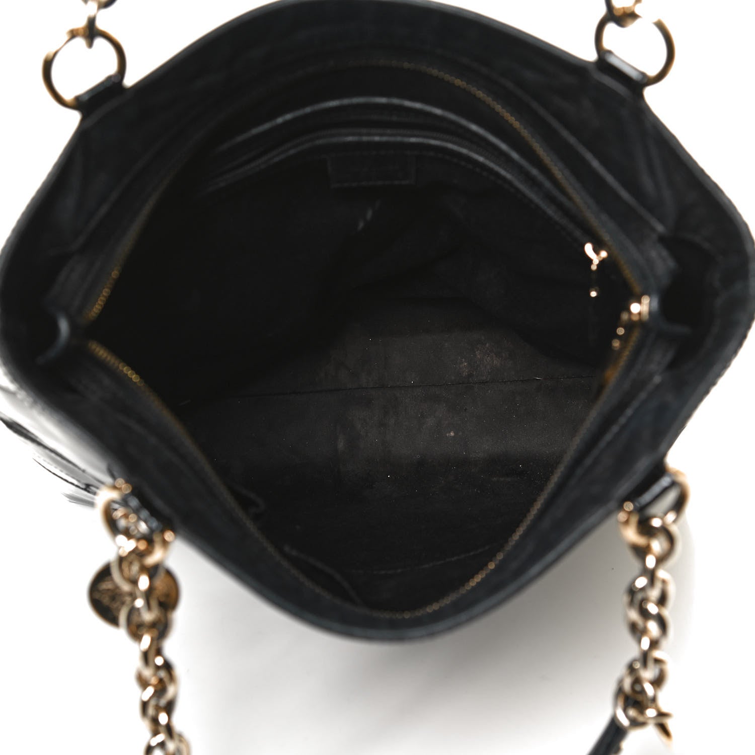 Versace Patent Medusa Tote Black 5 of 12