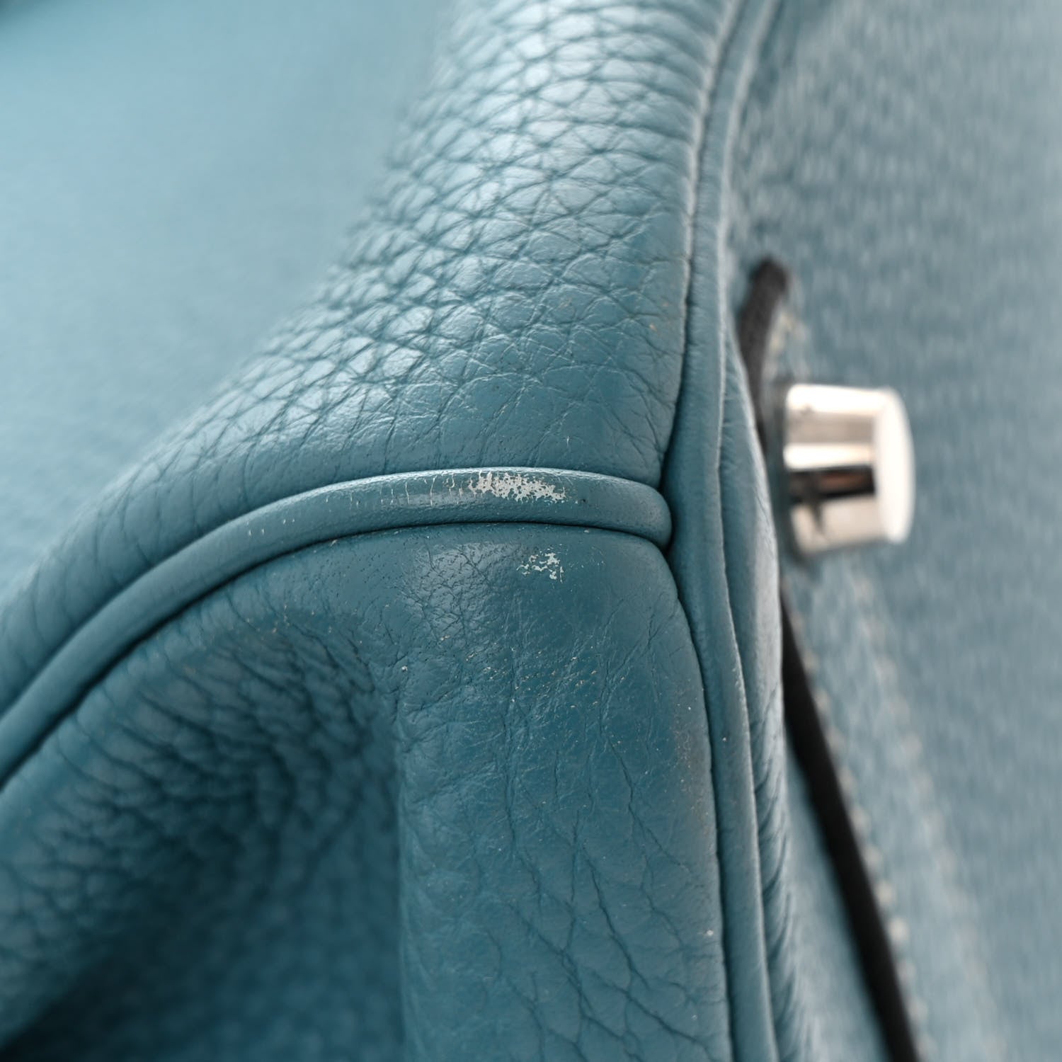 Hermes Togo Birkin 35 Blue Jean 11 of 12