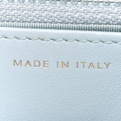 Chanel Lambskin Quilted Chanel 19 Wallet On Chain WOC Light Blue 7 of 11