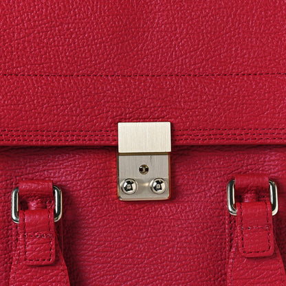 3.1 Phillip Lim Textured Calfskin Medium Pashli Satchel Red 16 of 16