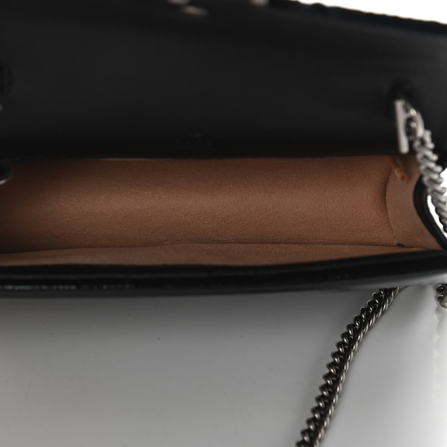 Gucci Velvet GG Monogram Super Mini Dionysus Shoulder Bag Black 4 of 7