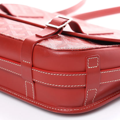 Goyard Goyardine Belvedere MM Messenger Bag Red 14 of 17