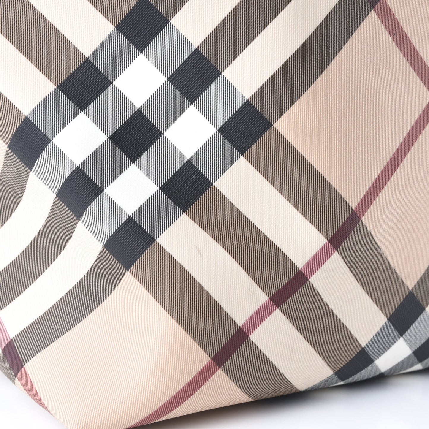Nova Check Large Nickie Tote Black
