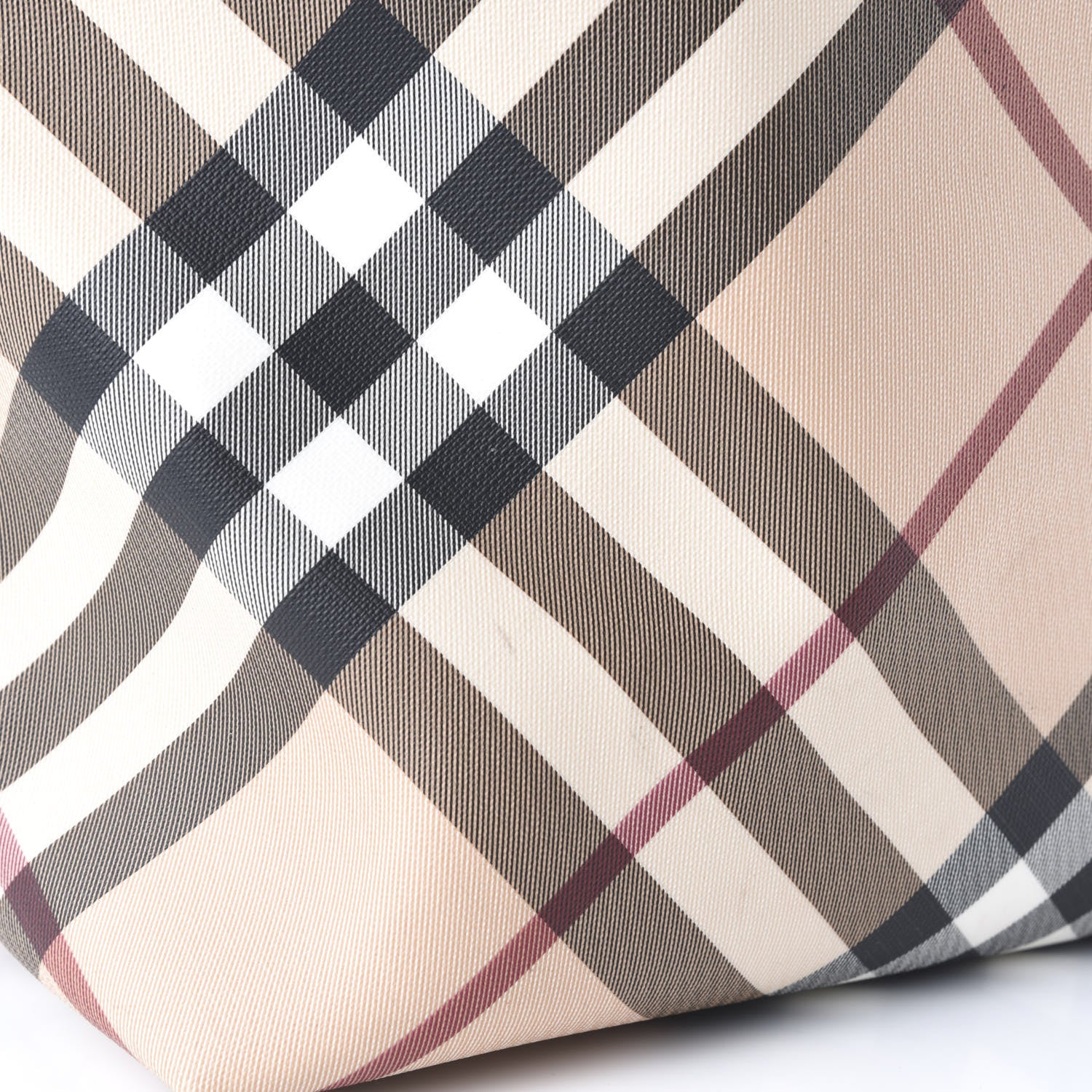 Burberry Nova Check Large Nickie Tote Black 9 of 12