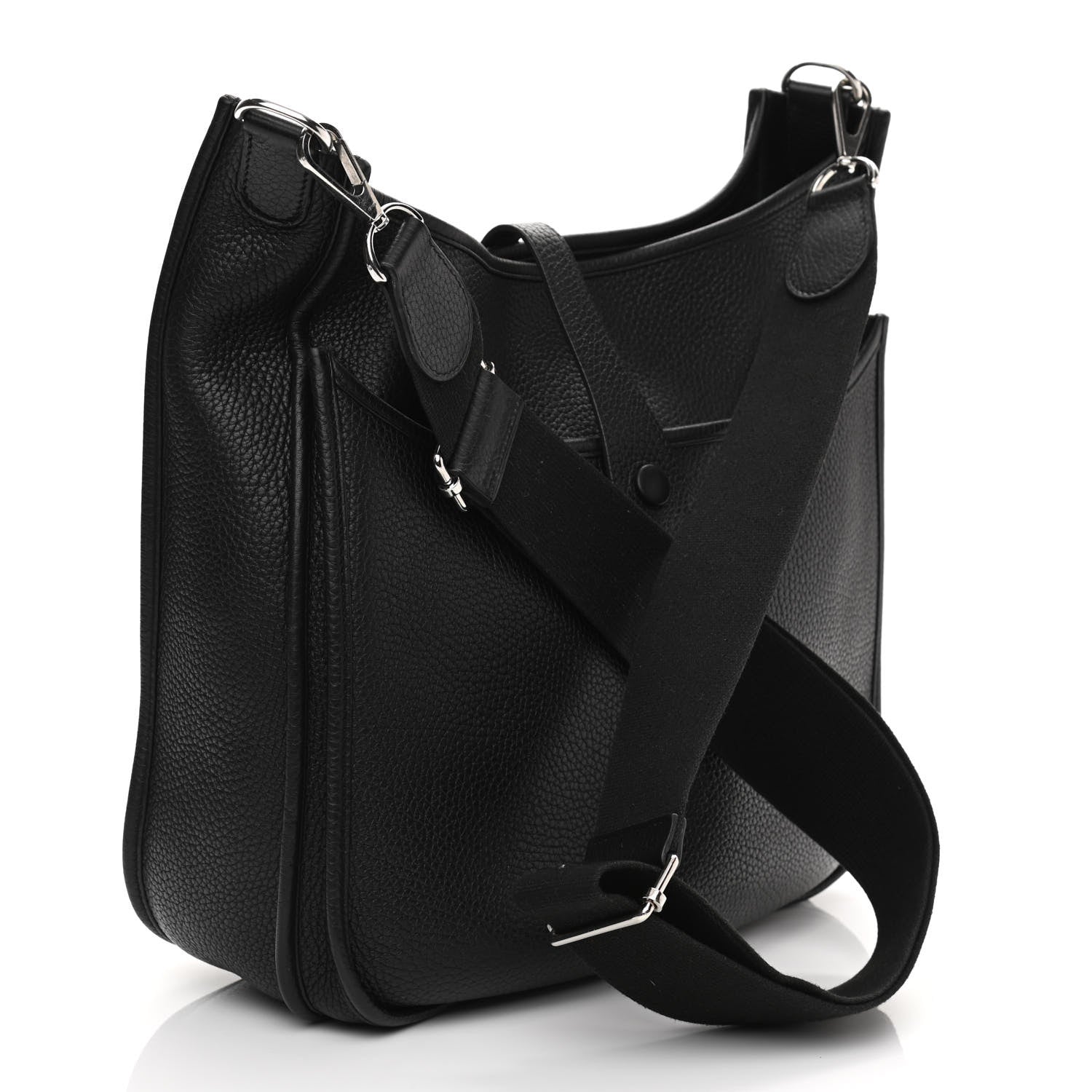 Hermes Taurillon Clemence Evelyne III GM Black 3 of 10