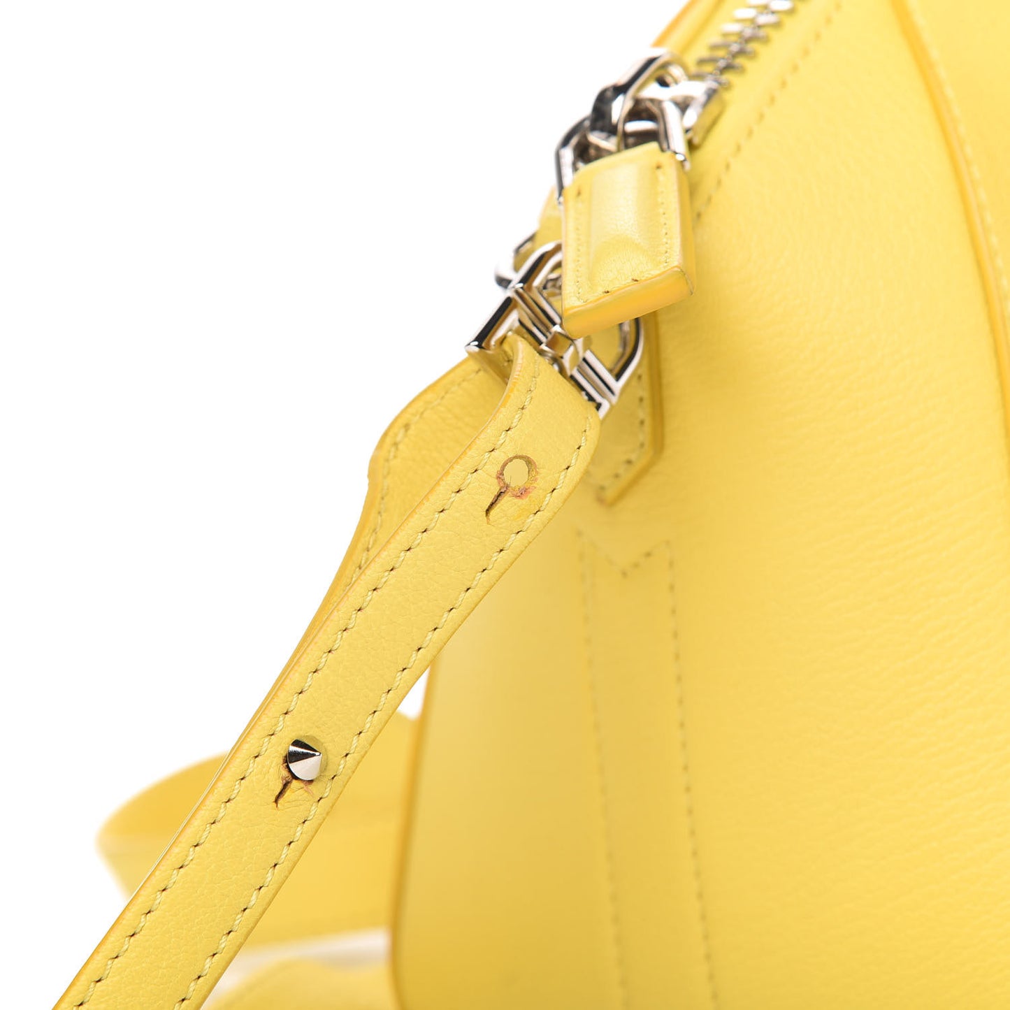 Sugar Goatskin Small Antigona Yellow