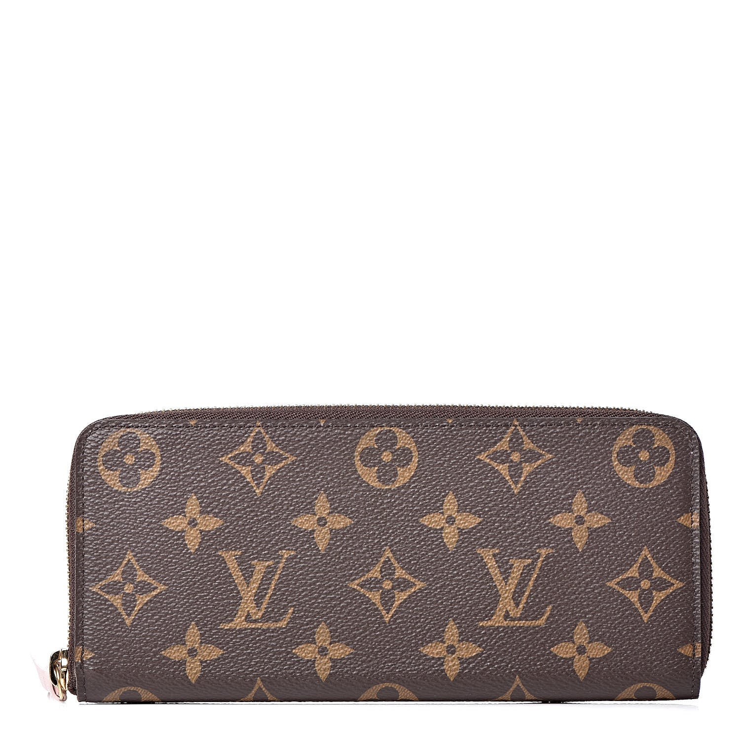 Louis Vuitton Monogram Clemence Wallet Rose Ballerine 1 of 8
