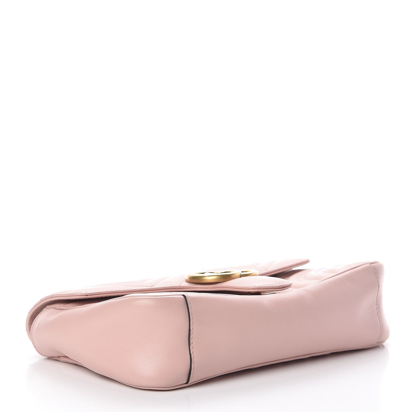 Calfskin Matelasse Small GG Marmont Shoulder Bag Perfect Pink
