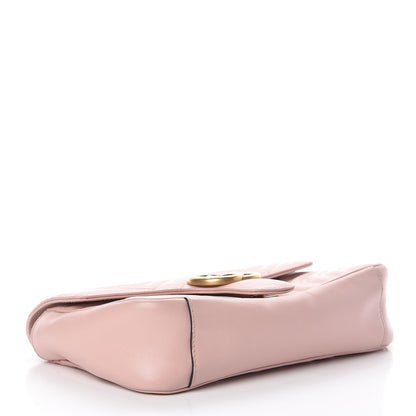 Gucci Calfskin Matelasse Small GG Marmont Shoulder Bag Perfect Pink 4 of 13