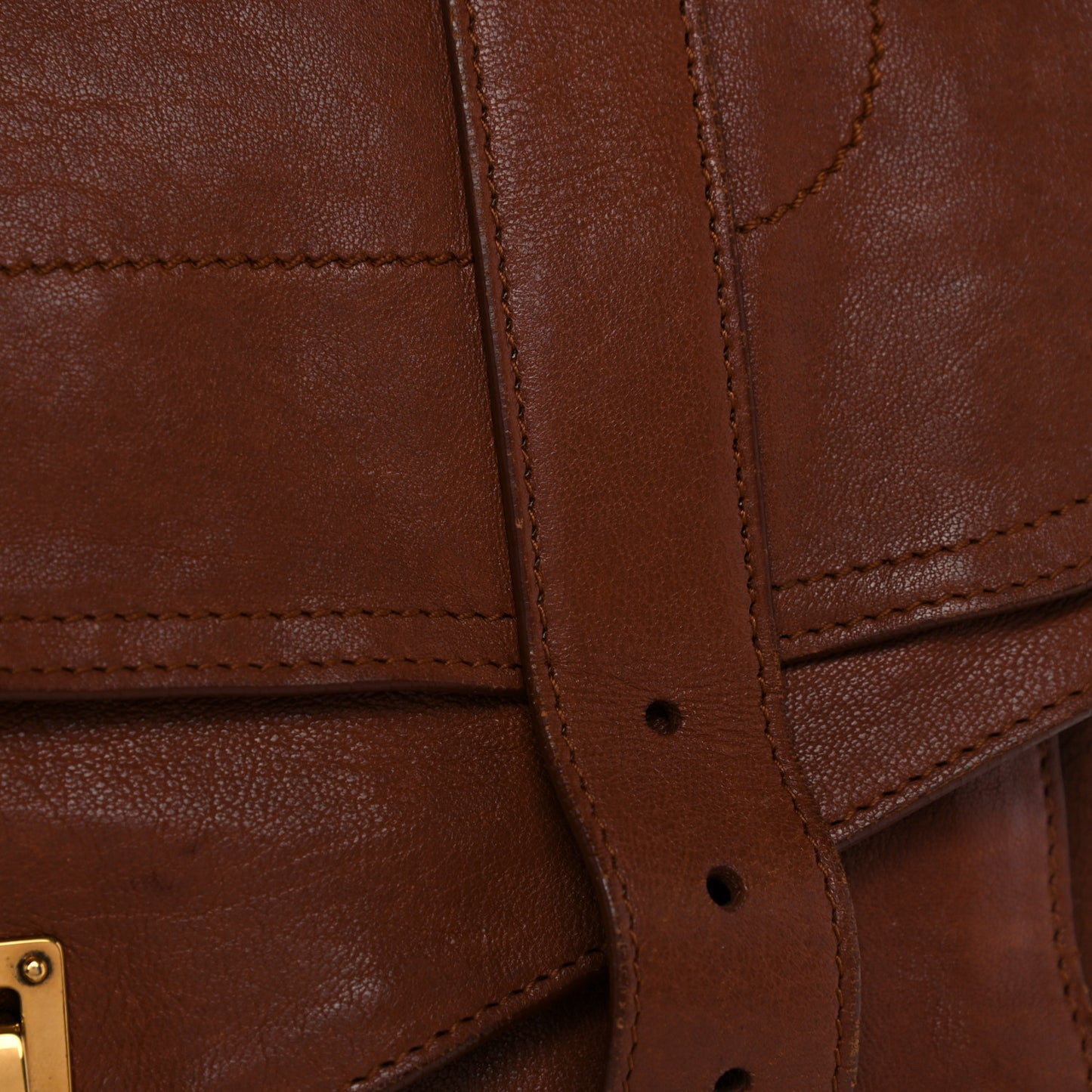 Lambskin Large PS1 Satchel Saddle