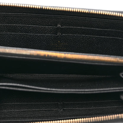 Louis Vuitton Empreinte Zippy Wallet Black 5 of 8