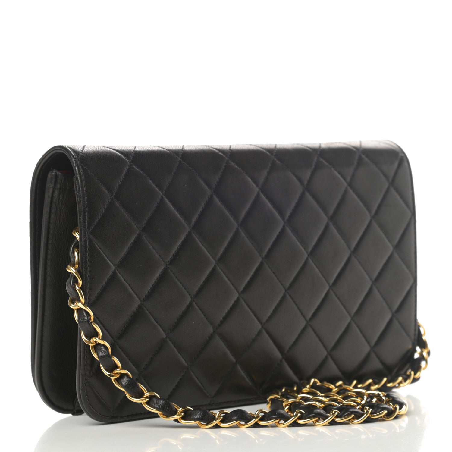 Chanel Lambskin Quilted Small Single Flap Black 3 of 16
