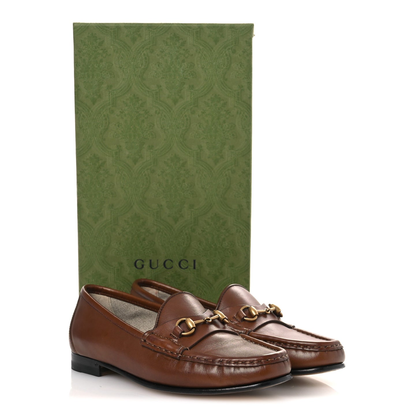 Betis Glamour Calfskin Womens 1953 Horsebit Loafers 35.5 Brown Sugar