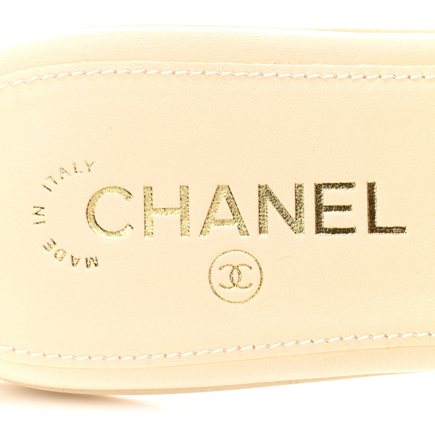 Chanel Lambskin Quilted Turnlock Flat Mules 39 Light Beige 14 of 26