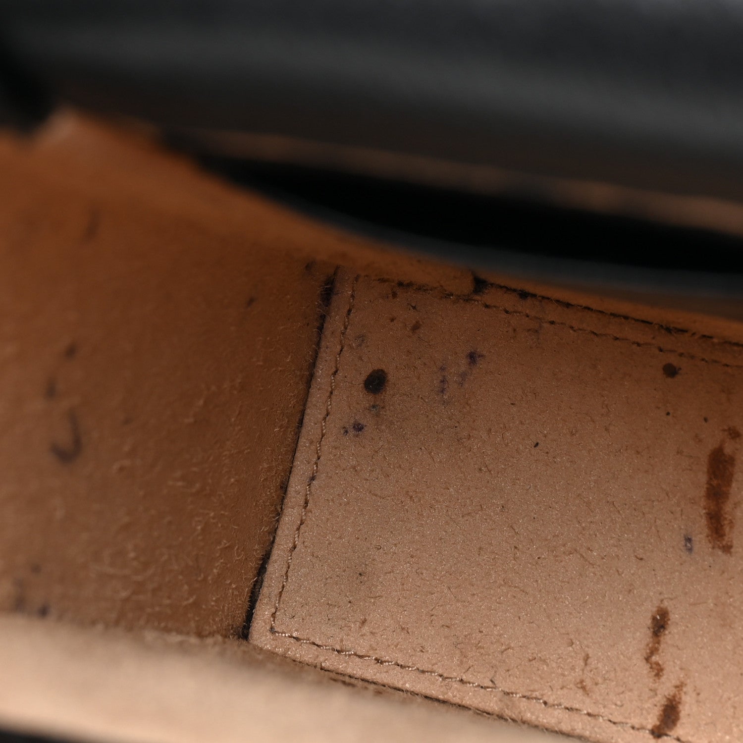 Gucci Textured Dollar Calfskin Mini Horsebit 1955 Crossbody Bag Black 12 of 17