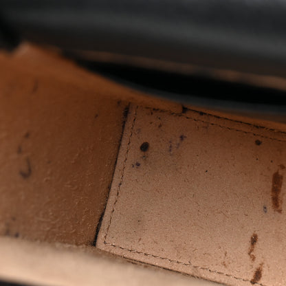 Gucci Textured Dollar Calfskin Mini Horsebit 1955 Crossbody Bag Black 12 of 17