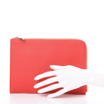 Louis Vuitton Taurillon Pochette Jour PM Poppy 2 of 8