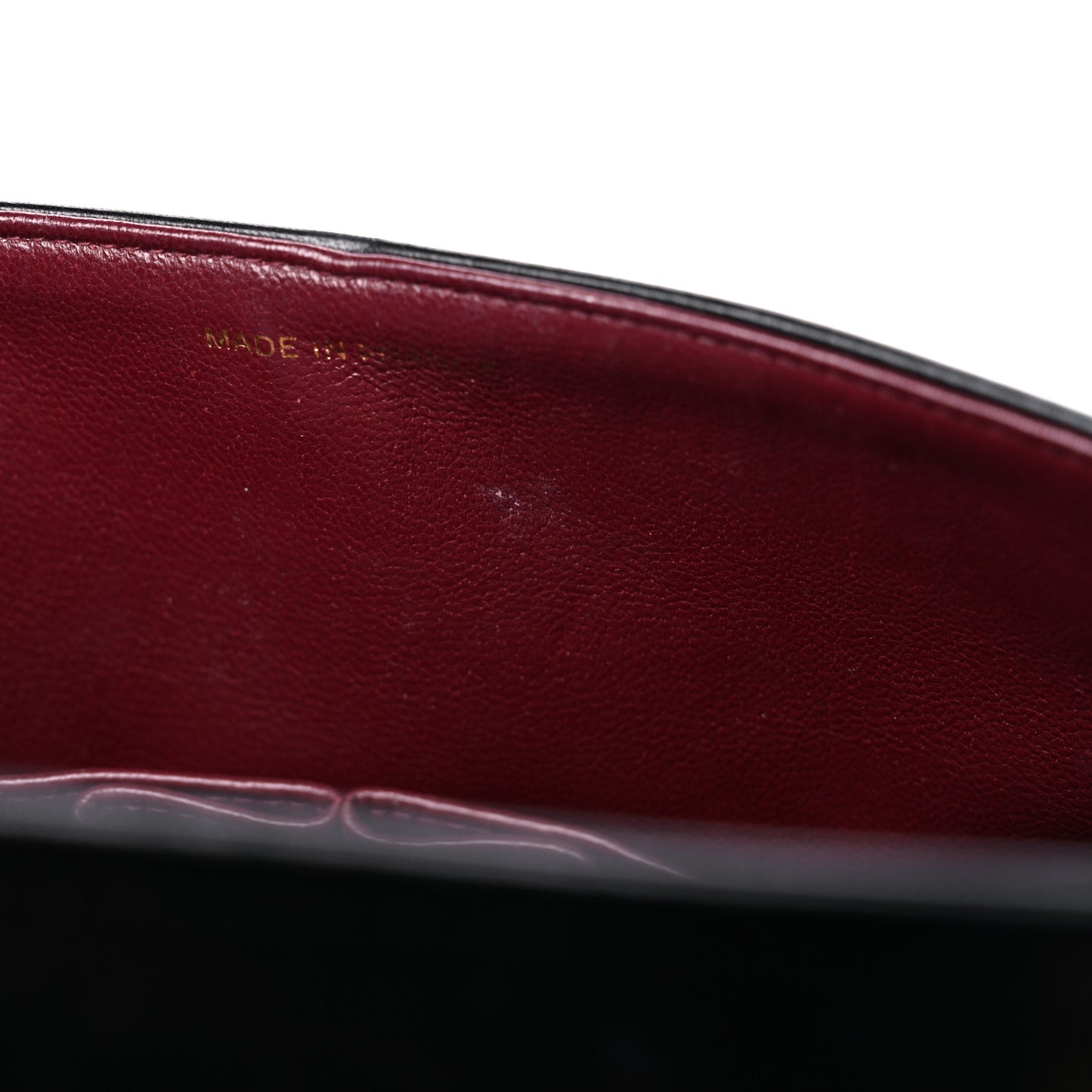 Lambskin Quilted Small Double Flap Black