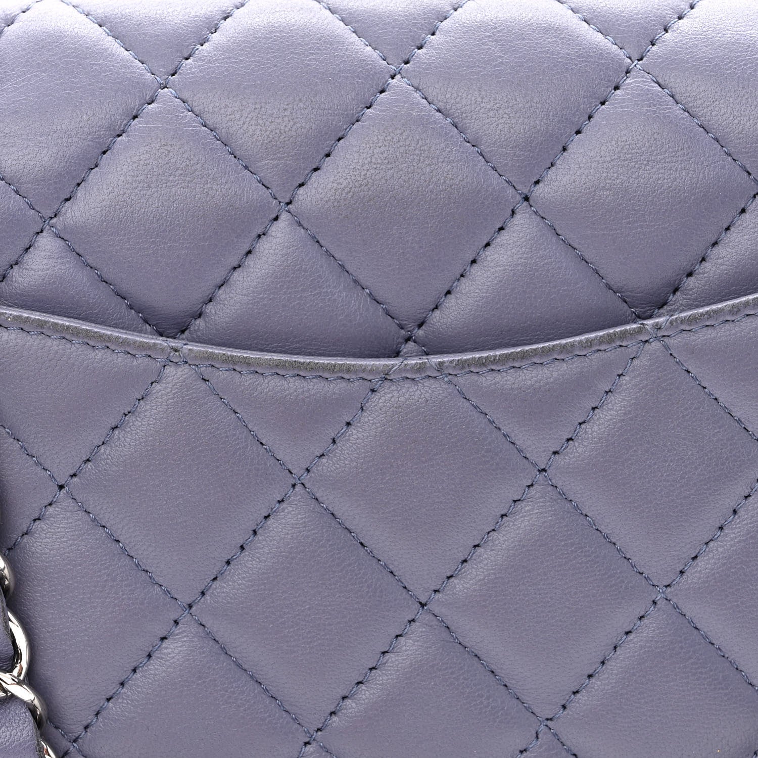Chanel Lambskin Quilted Mini Rectangular Flap Light Purple 5 of 12