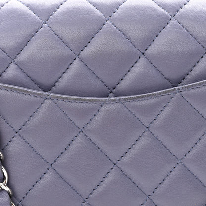 Chanel Lambskin Quilted Mini Rectangular Flap Light Purple 5 of 12