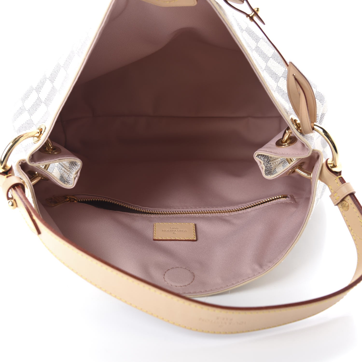 Louis Vuitton Damier Azur Graceful PM Rose Ballerine 5 of 11