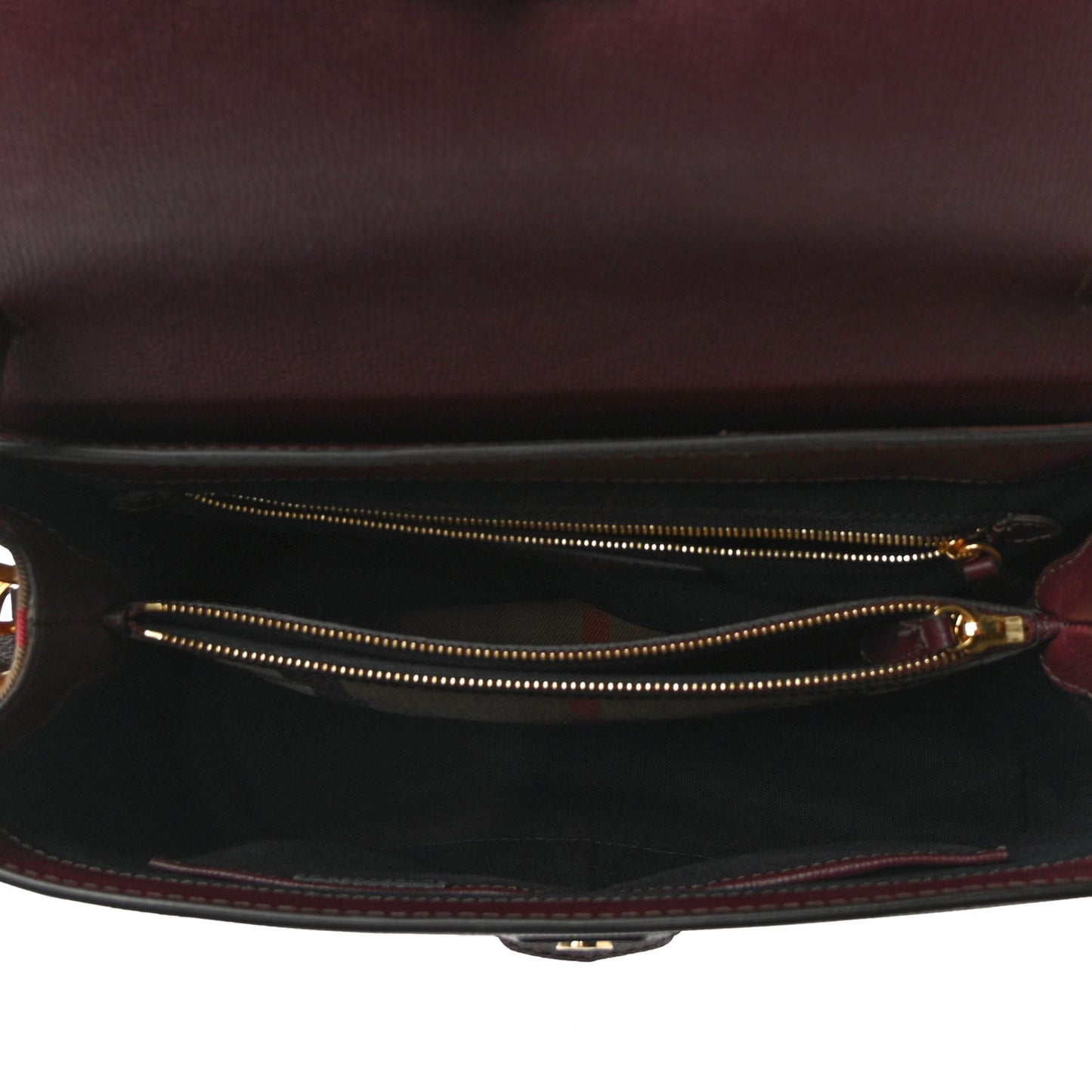 Derby Calfskin House Check Medium Camberley Burgundy
