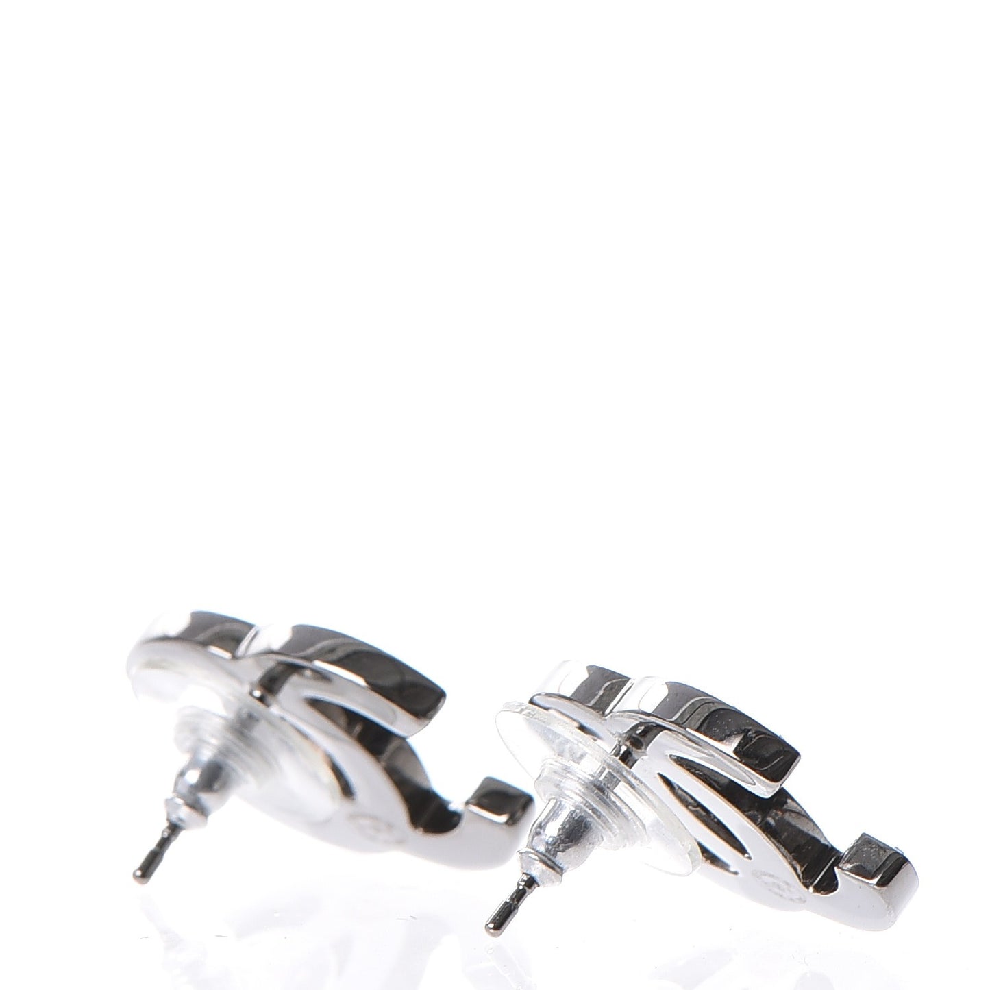 Iridescent Crystal CC Earrings Multicolor