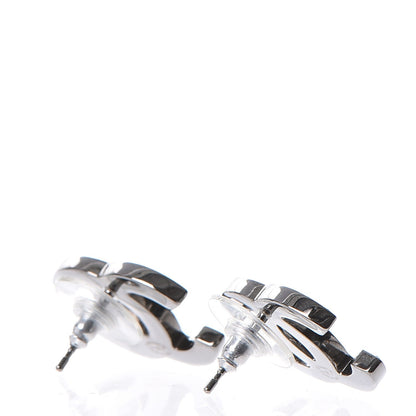 Chanel Iridescent Crystal CC Earrings Multicolor 3 of 6