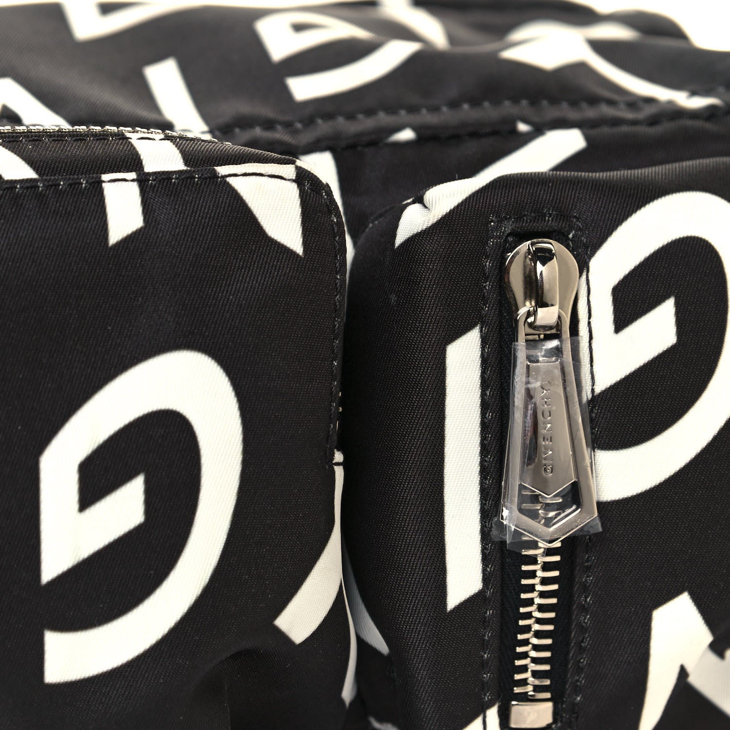 Givenchy Nylon Allover Logo Belt Bag Black 6 of 10