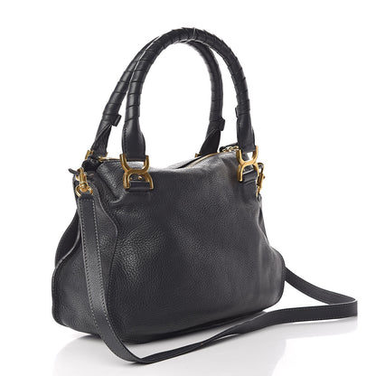 Chloe Calfskin Medium Marcie Satchel Black 4 of 14