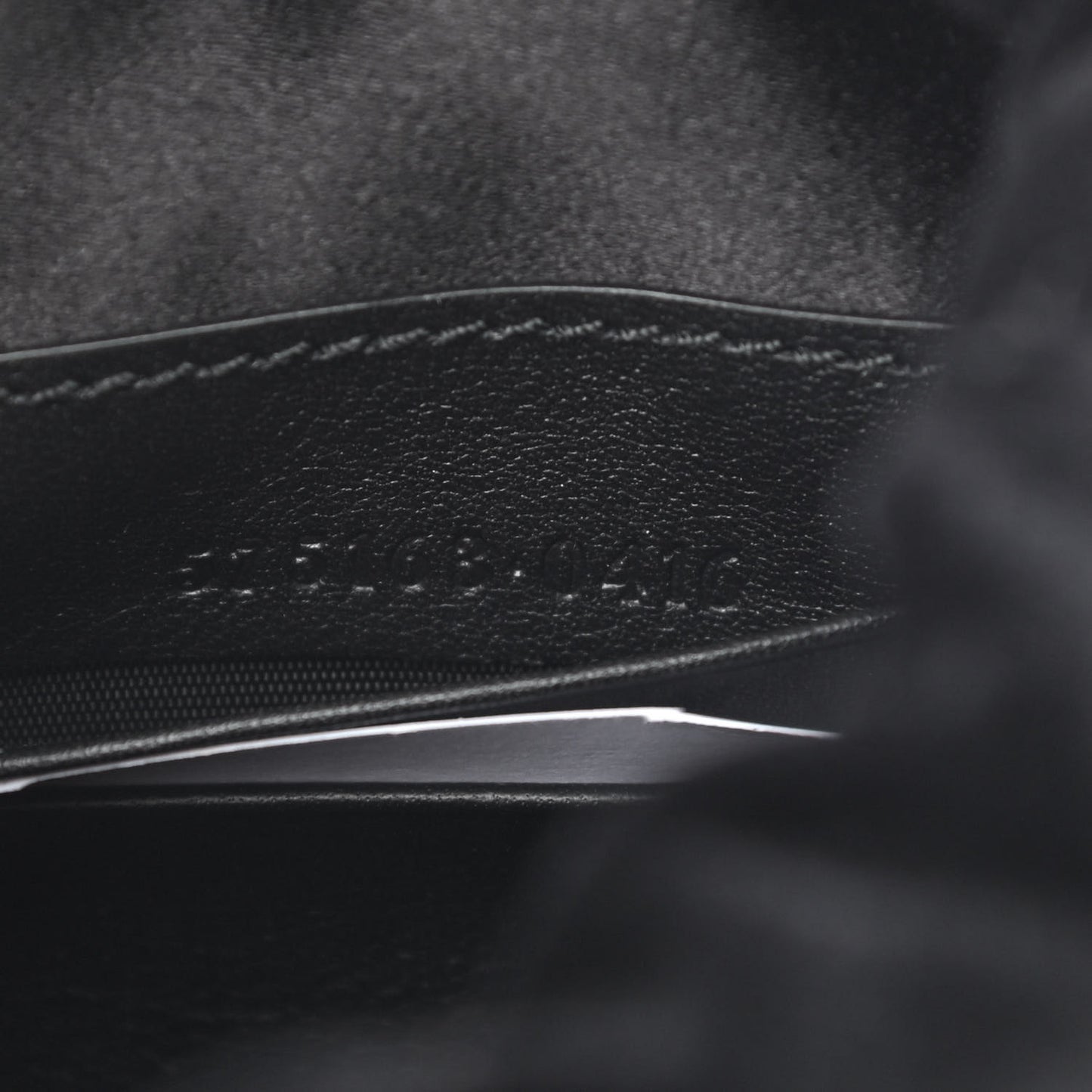 Velvet Matelasse Mini GG Marmont 2.0 Bucket Bag Black