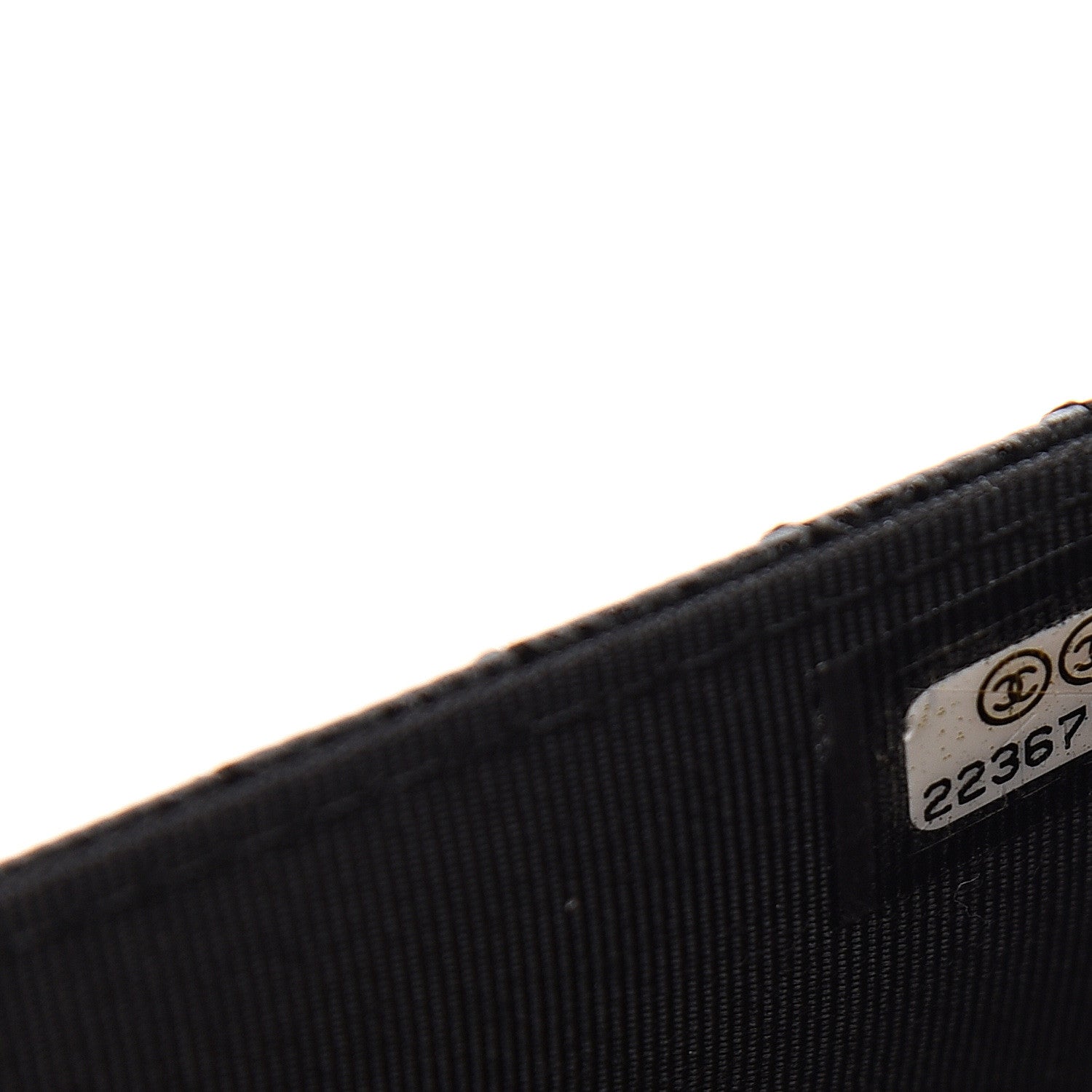 Chanel Caviar Chevron Quilted Wallet On Chain WOC Black 7 of 11