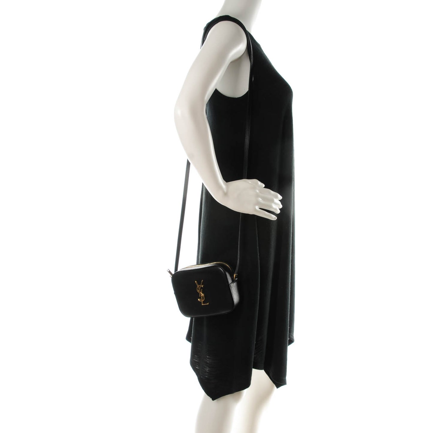 Grain De Poudre Small Classic Monogram Camera Bag Black