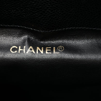 Chanel Caviar Triple CC Backpack Black 8 of 17