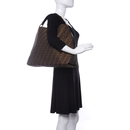 Fendi Zucca Large Hobo Tobacco 2 of 10