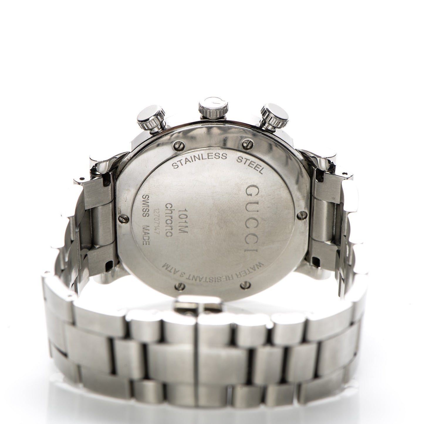 Stainless Steel 44mm G-Chrono Chronoscope Quartz Watch Black