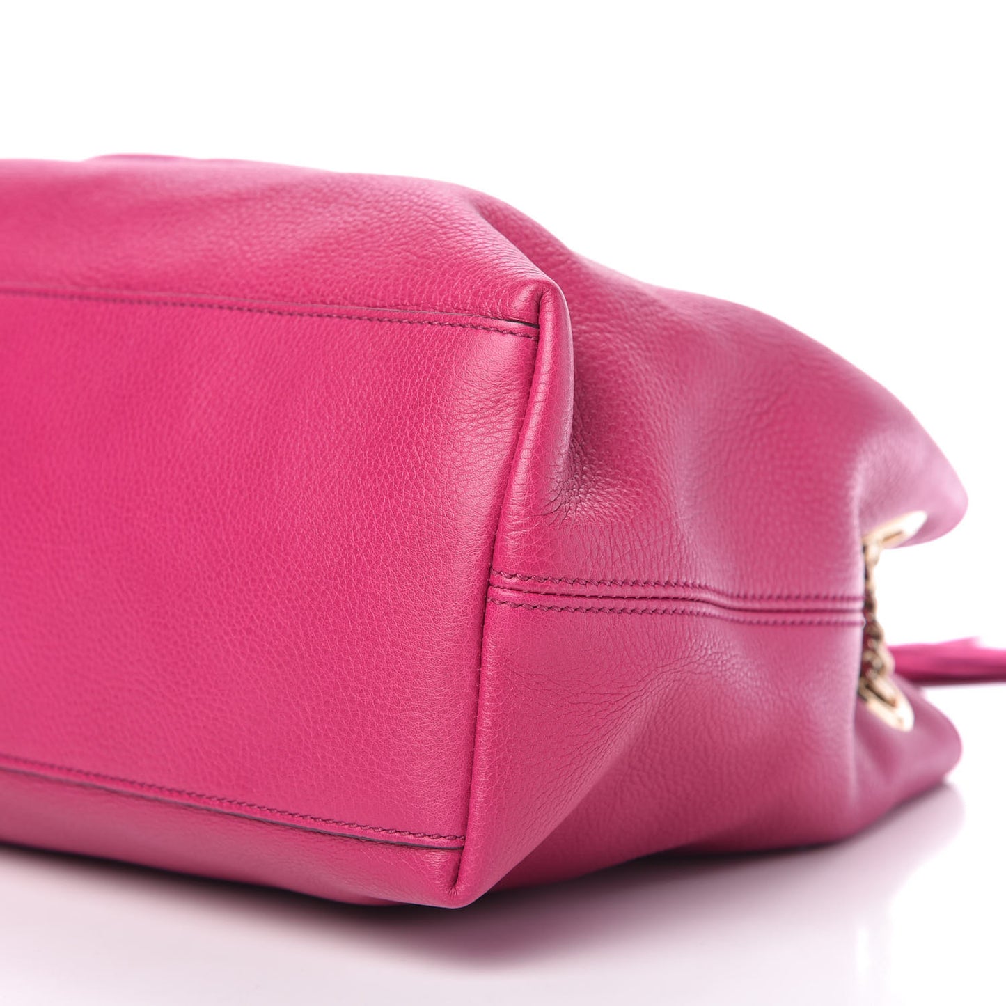 Cellarius Calfskin Medium Soho Chain Shoulder Bag Bright Bouganville