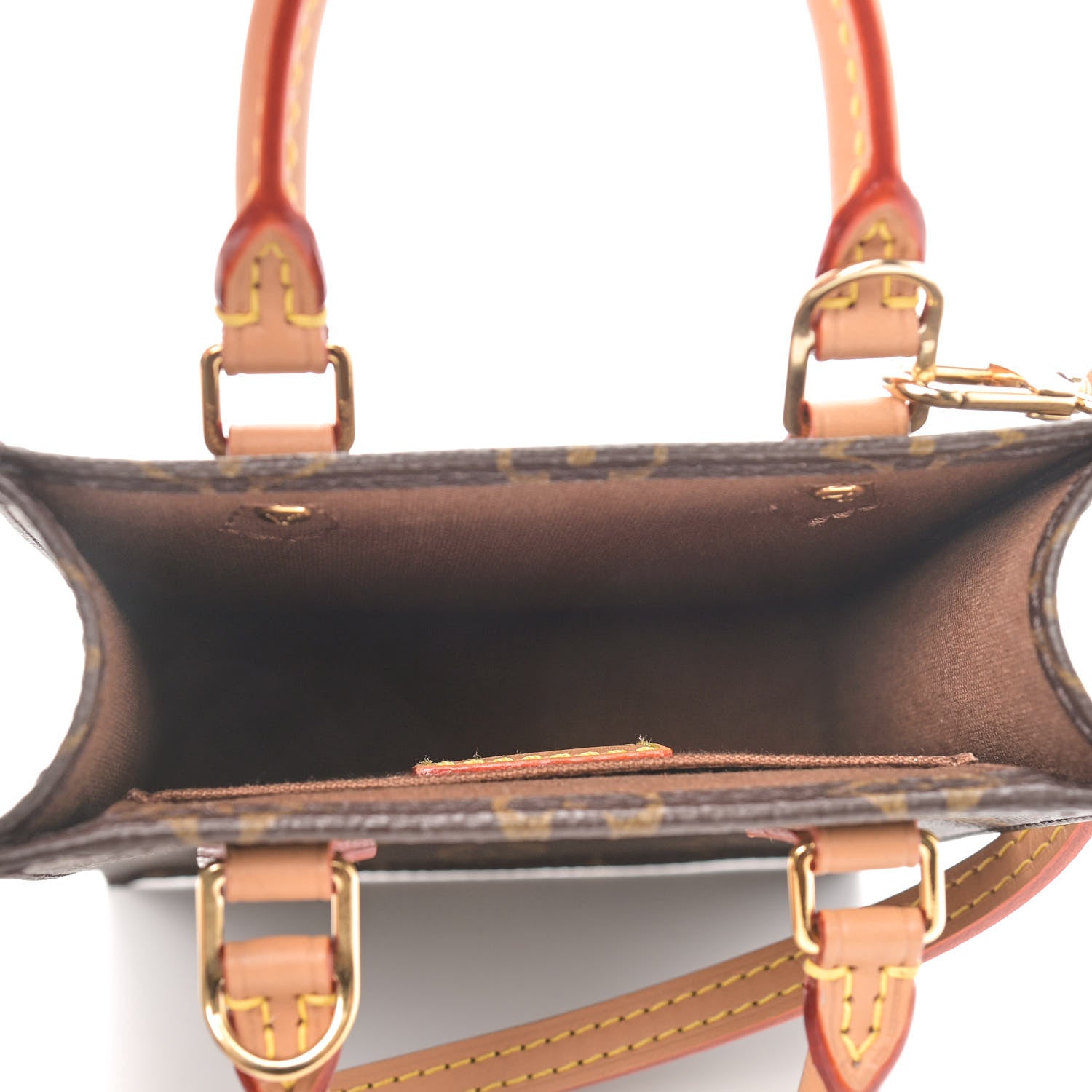 Louis Vuitton Monogram Petit Sac Plat 5 of 8