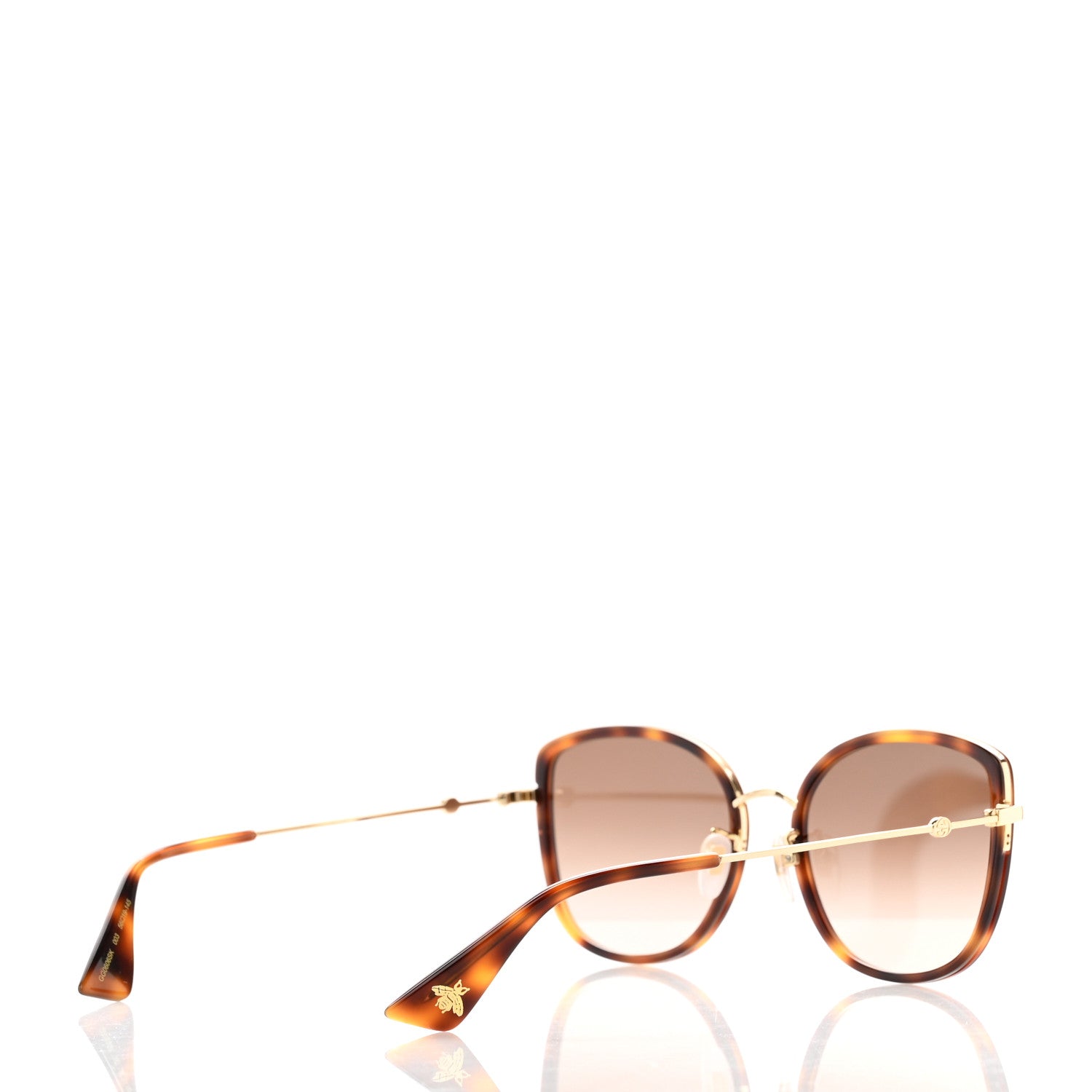 Gucci Cat Eye Sunglasses GG0606SK Havana 4 of 9