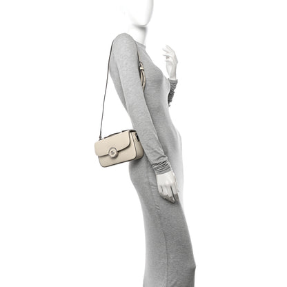 Gucci Senna Calfskin Petite GG Top Handle Shoulder Bag Mystic White 2 of 13