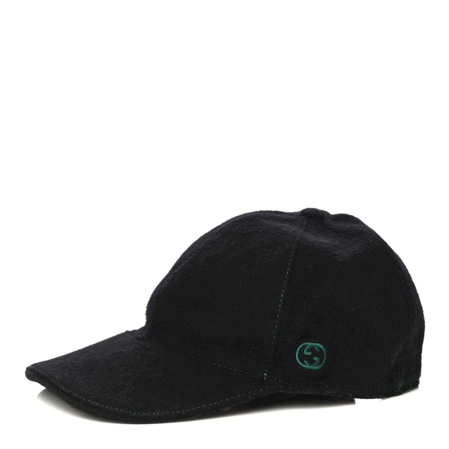 Gucci Cotton Web Interlocking G Baseball Hat S Black 1 of 8