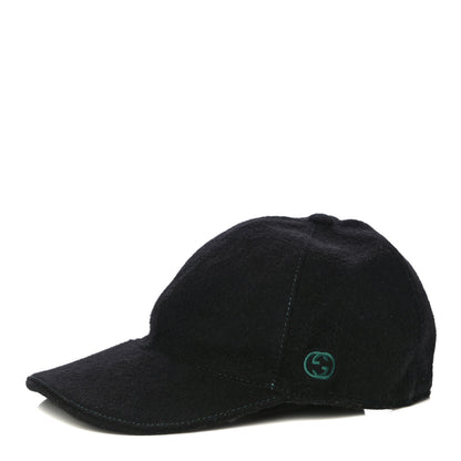 Gucci Cotton Web Interlocking G Baseball Hat S Black 1 of 8