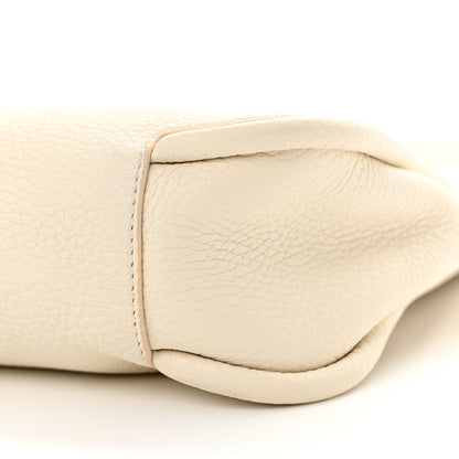 The Row Grained Calfskin Symmetric Tote Ivory 9 of 11