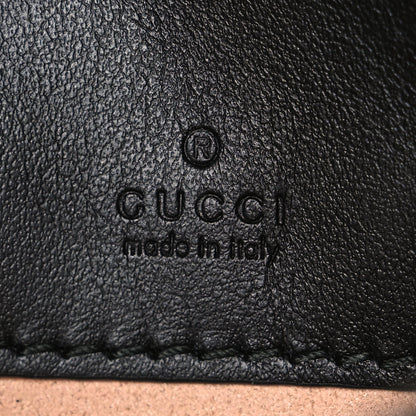 Gucci Calfskin Matelasse GG Marmont Round Wrist Wallet Black 6 of 7