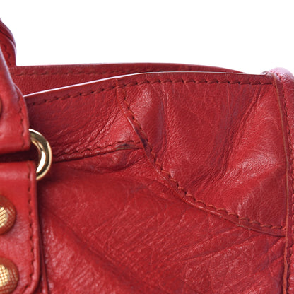 Balenciaga Agneau Giant 12 Gold Hardware City Rouge Cardinal 11 of 12