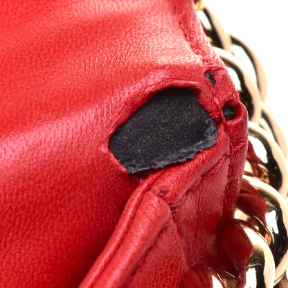 Chanel Lambskin Square Quilted Large Boy Cube Flap Red 9 of 10