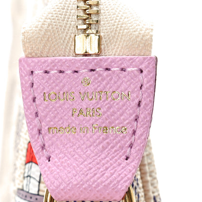 Louis Vuitton Damier Azur 2016 Christmas Animation Mini Pochette Accessories 7 of 10