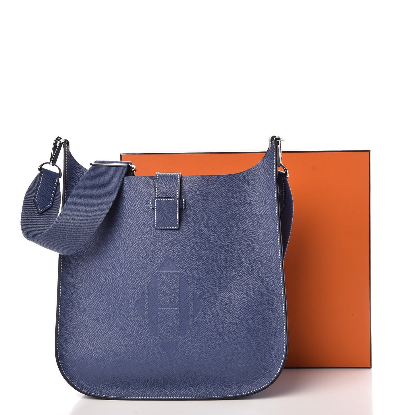 Epsom Evelyne Sellier 29 PM Bleu Agate