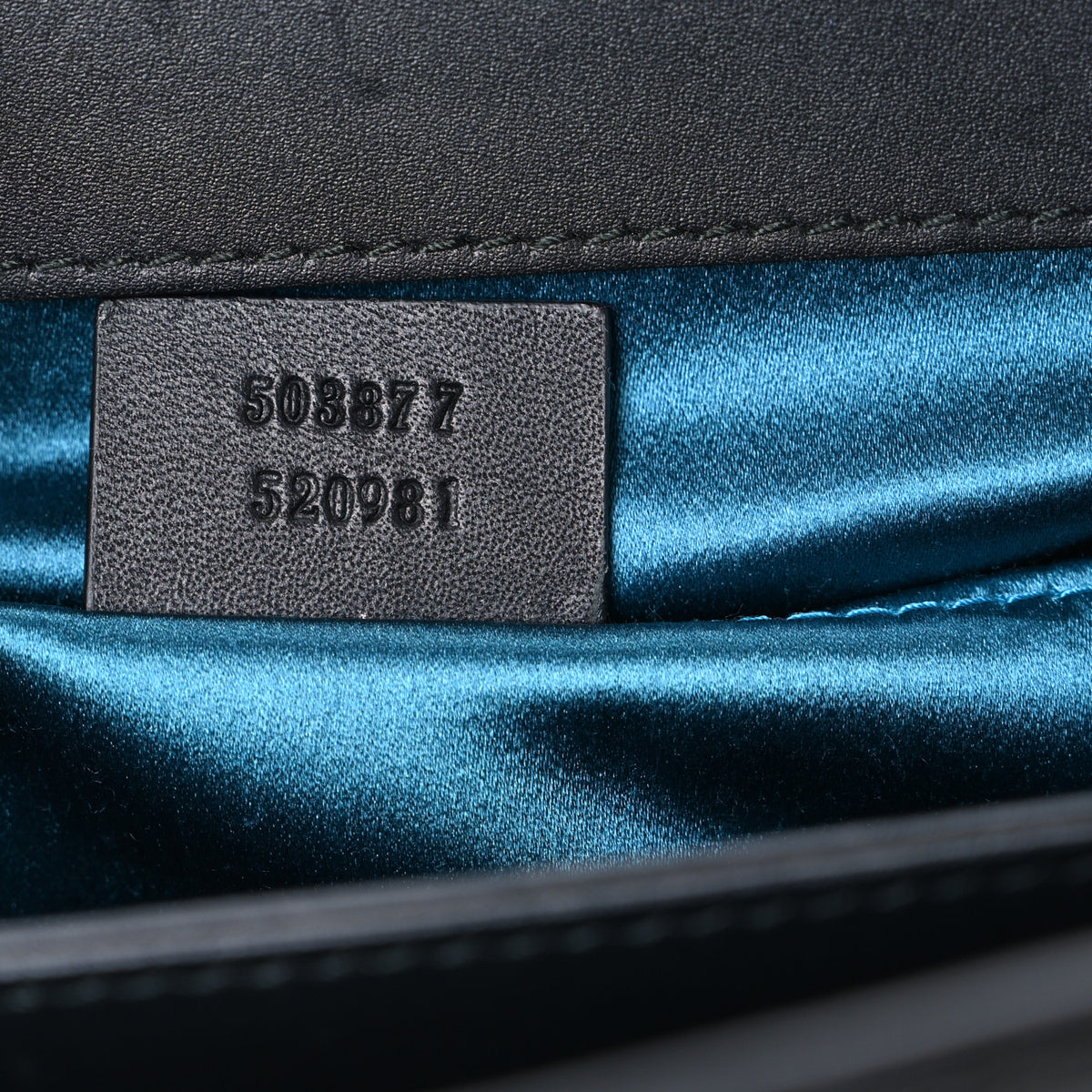 Suede Patent Web Dragon Embroidered Small Ophidia Chain Shoulder Bag Blue Black
