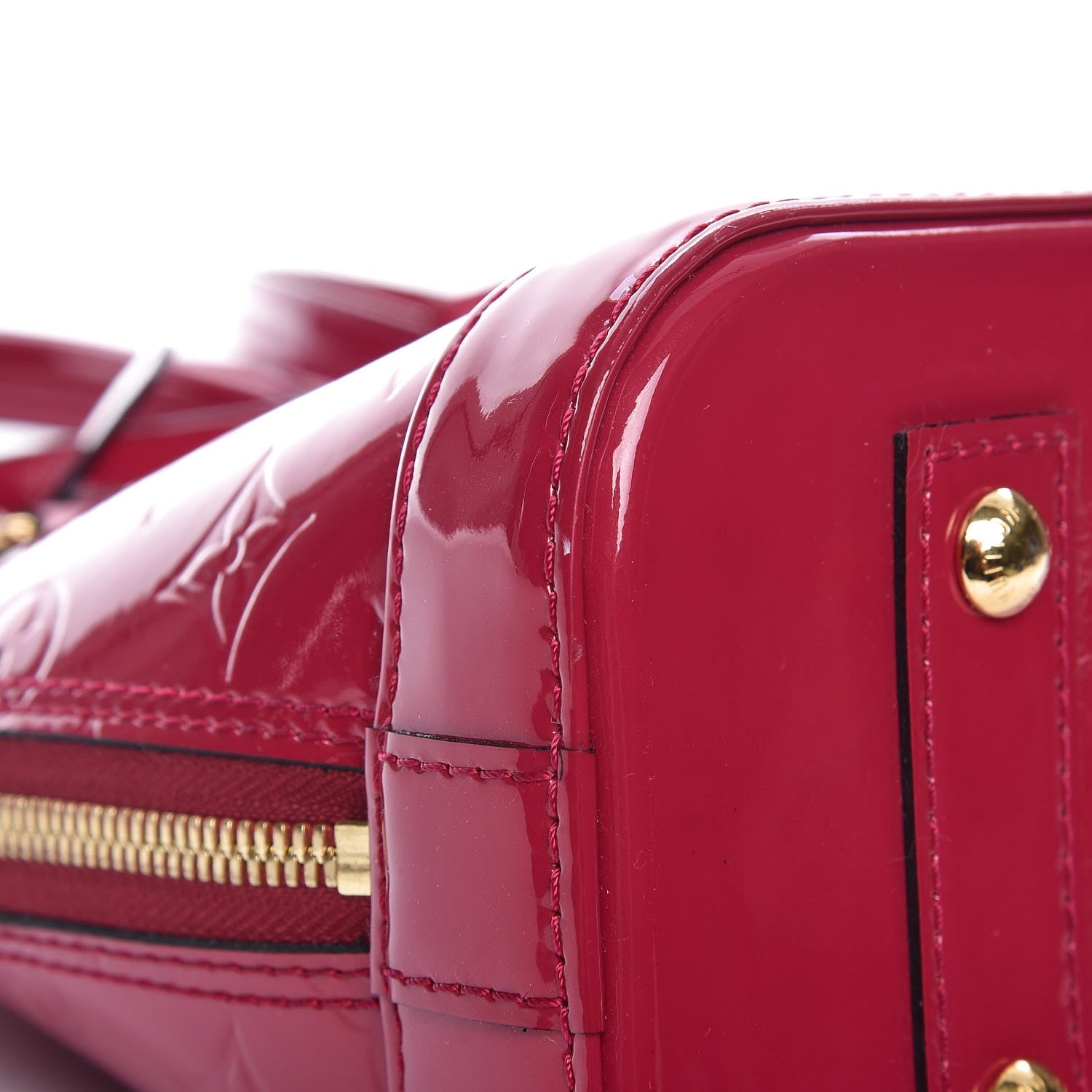 Louis Vuitton Vernis Alma BB Rose Indien 9 of 9